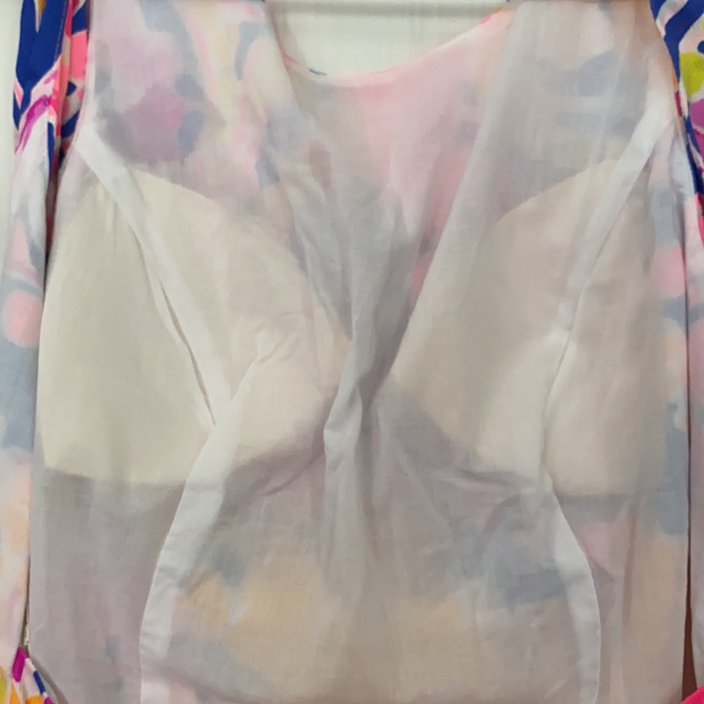 Lilly Pulitzer Dress with Tie/Keyhole Back Size 0 - Picture 6 of 7
